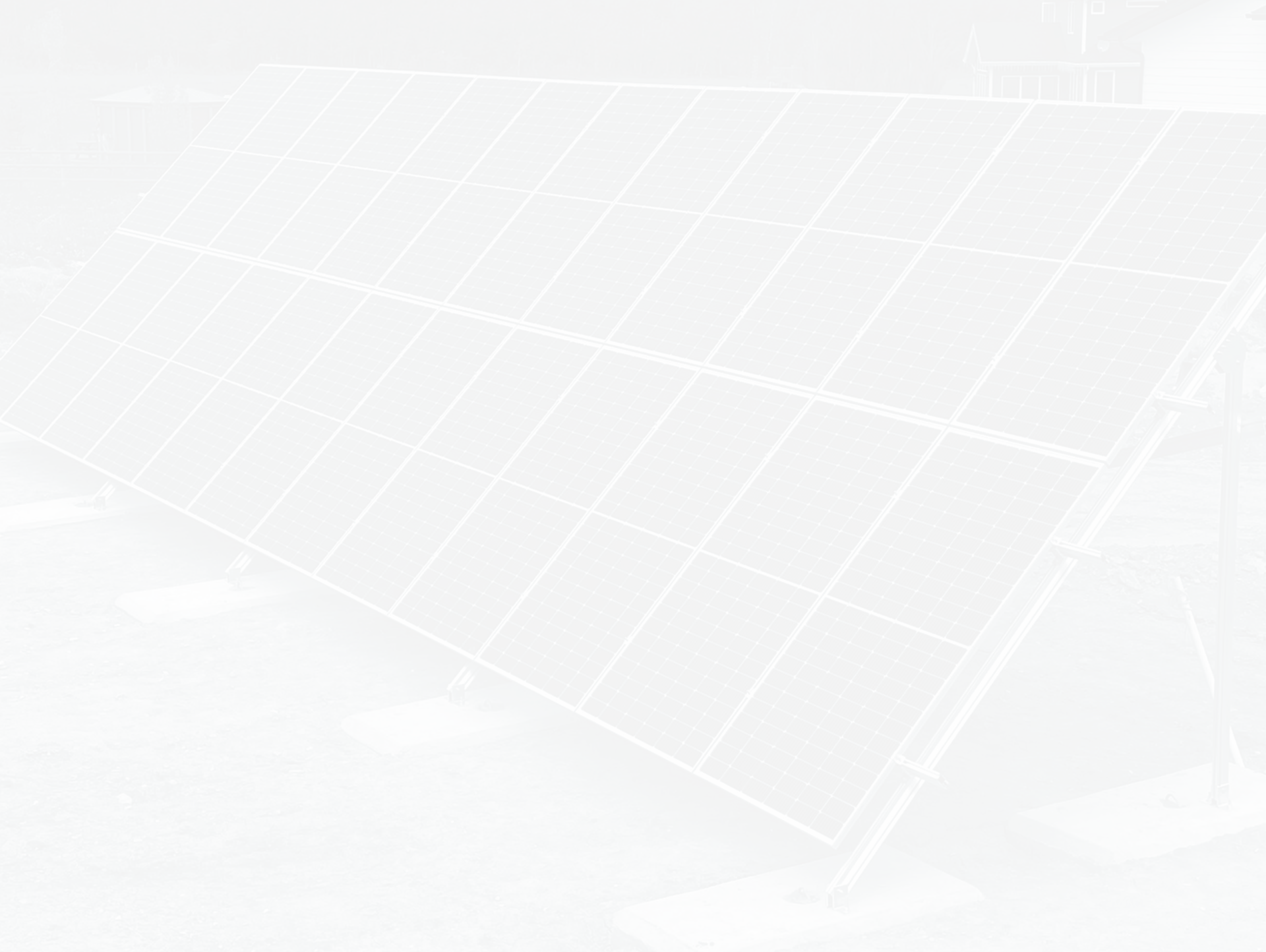 Solar panels facing the sun