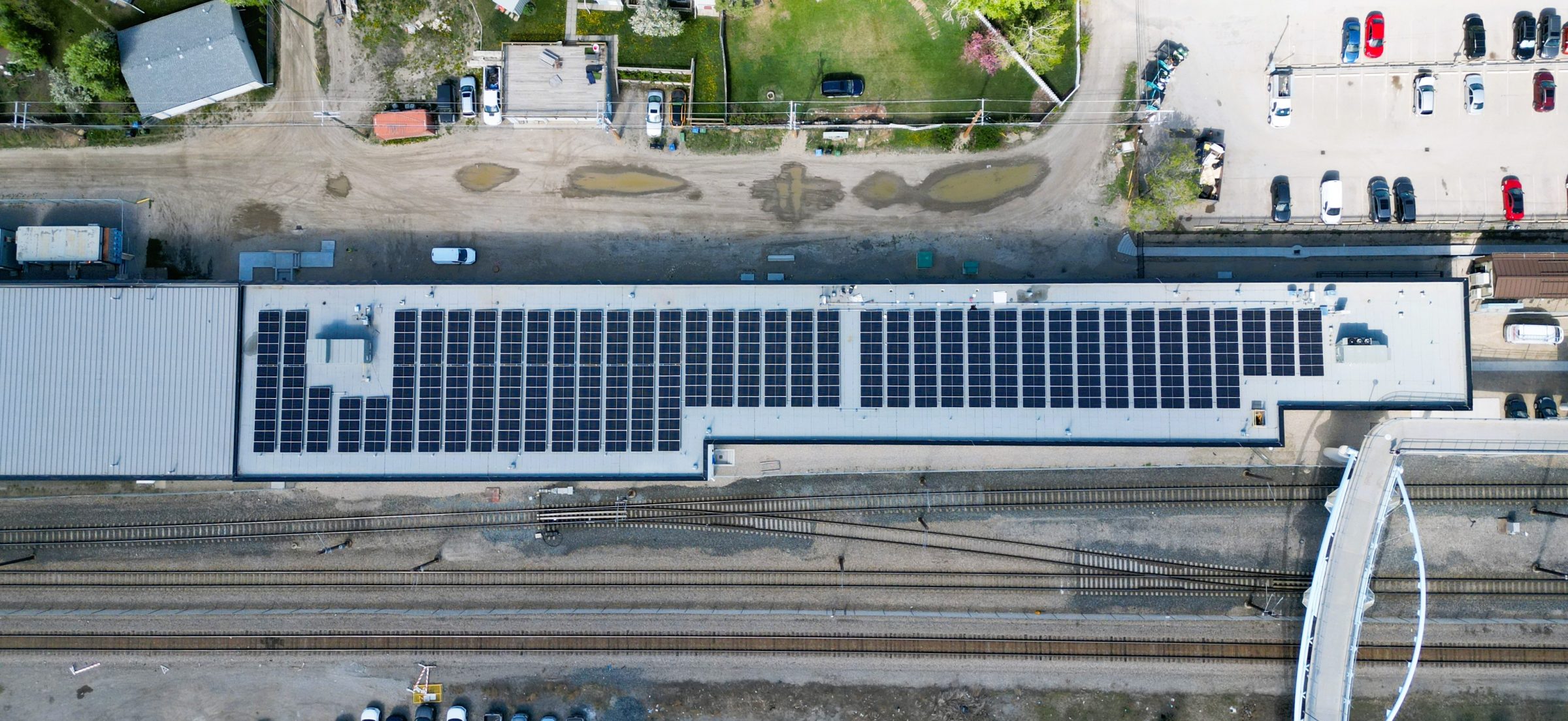 Soprasolar PVC pedestal install completed in Western Canada.