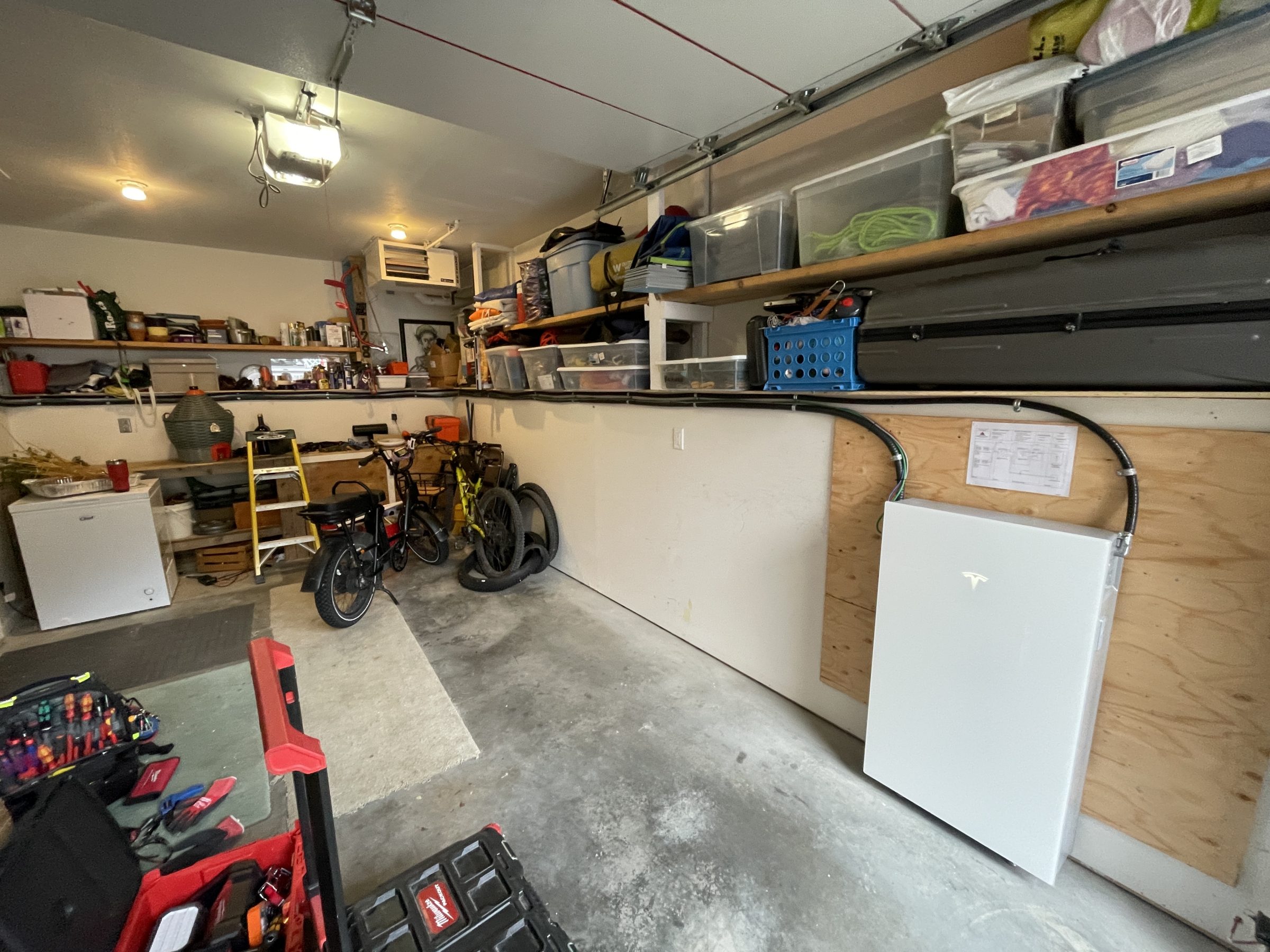 Residential Tesla Powerwall Calgary installation by Rocky Mountain Solar Co.